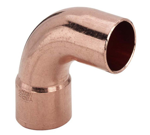 Отвод 90° однораструбный Viega 22 мм под пайку 100391