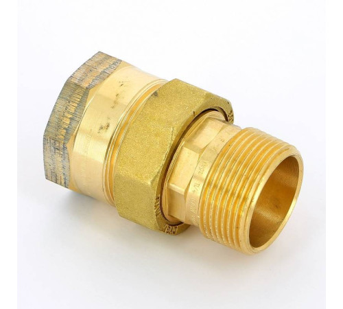 Разъемное соединение Viega модель 3331 бронза ВР/НР 1 1/4 плоское уплотнение 271343