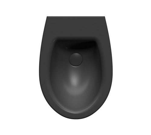 Биде подвесное GSI Modo 520 х 370 мм черный матовый Ardesia без крепежа 9864126
