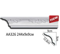 Карниз потолочный полиуретановый Perfect AA326