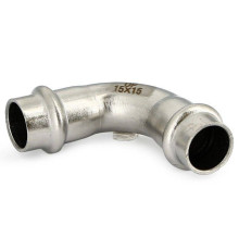 Угол пресс Uni-Fitt нержавеющая сталь 15 мм 783S1100