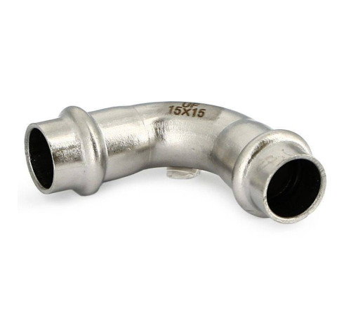 Угол пресс Uni-Fitt нержавеющая сталь 15 мм 783S1100