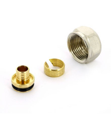 Соединитель для PEX-трубы обжимной Tiemme 16x2.2-3/4 EK 1440047