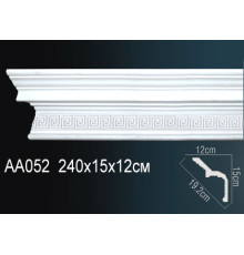 Карниз потолочный Perfect AA052 полиуретановый с рисунком AA052