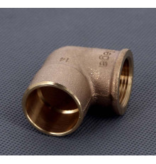 Угол 90° бронзовый Viega пайка-ВР 28х3/4 144203
