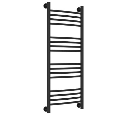 Полотенцесушитель водяной Сунержа Богема с полкой 400x1000 мм матовый черный 31-0221-1040