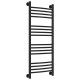 Полотенцесушитель водяной Сунержа Богема с полкой 400x1000 мм матовый черный 31-0221-1040