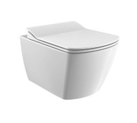 Унитаз подвесной безободковый Laparet Elegant белый чаша без сиденья EG321-11CB00E-0000