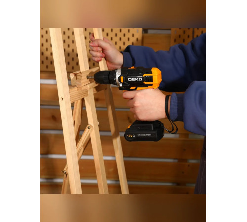 Набор аккумуляторного инструмента DEKO Sharker 16V BMC 2x1.5 Ач + 63 предмета 083-1041