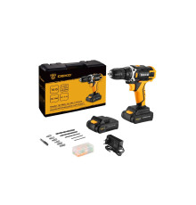 Набор аккумуляторного инструмента DEKO Sharker 16V BMC 2x1.5 Ач + 63 предмета 083-1041