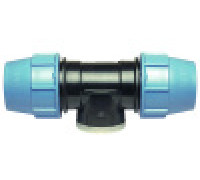 Тройник компрессионный Unidelta 40х1 1/4х40 мм ВР 1007040005