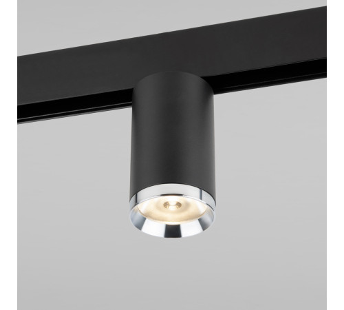 Slim Magnetic R06 Трековый светильник 10W 4200K Ringe черный/серебро 85506/01 85506/01