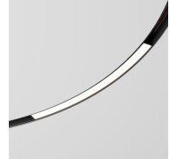 Slim Magnetic Трековый светильник для радиусного шинопровода 16W 4200K Planar чёрный Ø 1200мм 85182/01