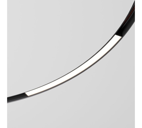 Slim Magnetic Трековый светильник для радиусного шинопровода 16W 4200K Planar чёрный Ø 1200мм 85182/01