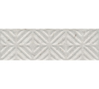 Бордюр Kerama Marazzi Карму серый светлый матовый обрезной 9.6x30 см 11209R/4