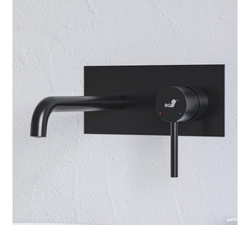 Смеситель для раковины встраиваемый RGW SP-45-11B черный 51140545-04