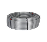 Труба из сшитого полиэтилена Varmega Flex PE-Xa/EVOH 20x2.8 мм серебро бухта 200 м VM50102