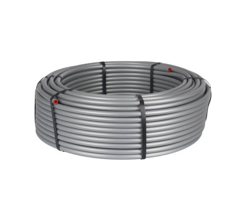 Труба из сшитого полиэтилена Varmega Flex PE-Xa/EVOH 20x2.8 мм серебро бухта 200 м VM50102