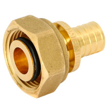 Муфта Uni-Fitt пресс 16 мм х 3/4 дюйма внутренняя резьба с накидной гайкой и плоской прокладкой 1513202