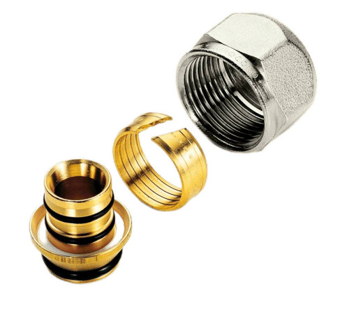 Соединитель обжимной Uni-Fitt 16(2.2)х1/2 конусный для труб PEX 145C2000