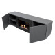 Тумба с биокамином Firelight BFP/P-1400L графит 1595754