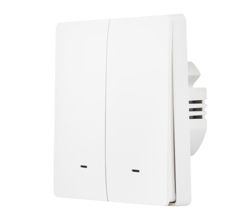 Комплект из двух умных двухклавишных выключателей HOMMYN Zigbee 2SWZBNN02W