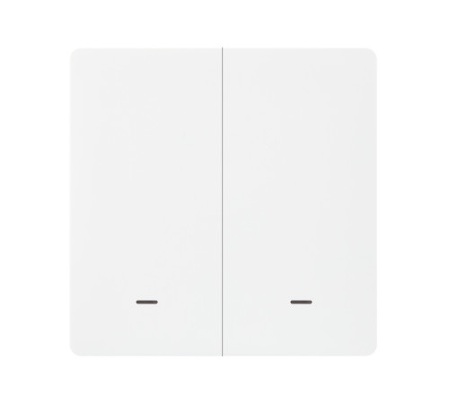 Комплект из двух умных двухклавишных выключателей HOMMYN Zigbee 2SWZBNN02W