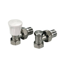 Комплект для радиатора Giacomini угловой 1/2 хром R705KX003