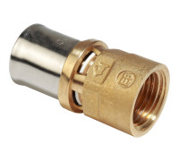 Муфта пресс Giacomini RM 20х1/2 ВР латунь RM109Y037