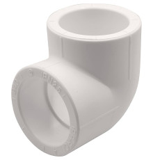 Угольник 90° PP-R THERMOLIGHT 40 мм белый НС-1620661