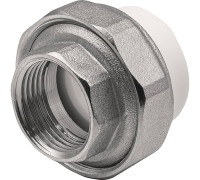 Муфта комбинированная разъемная THERMOLIGHT PP-R ВР 25х3/4 белая НС-1620521