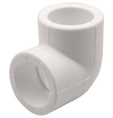 Угольник 90° PP-R THERMOLIGHT 25 мм белый НС-1620659