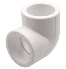 Угольник 90° PP-R THERMOLIGHT 32 мм белый НС-1620660
