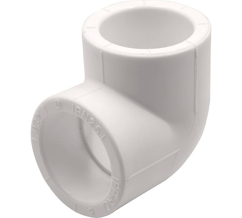Угольник 90° PP-R THERMOLIGHT 32 мм белый НС-1620660