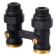 Узел нижнего подключения Royal Thermo прямой 1/2 x 3/4 EK черный RTE 07.00003