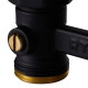 Узел нижнего подключения Royal Thermo прямой 1/2 x 3/4 EK черный RTE 07.00003