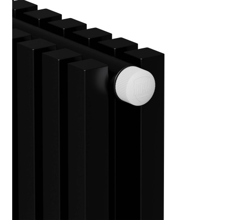 Стальной трубчатый радиатор Royal Thermo Shift Q30 VC2180 14 секций нижнее подключение RAL 9005m НС-1631275