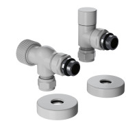 Набор термостатический осевой Royal Thermo Design Pro 15 мм M30x1,5 Белый НС-1646642