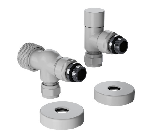 Набор термостатический осевой Royal Thermo Design Pro 15 мм M30x1,5 Белый НС-1646642