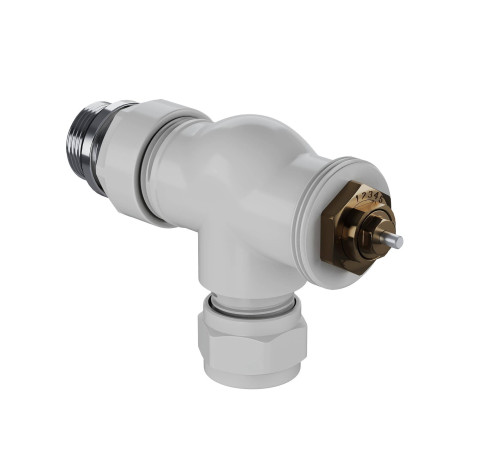 Набор термостатический осевой Royal Thermo Design Pro 15 мм M30x1,5 Белый НС-1646642