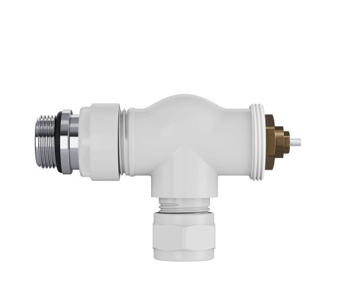 Набор термостатический осевой Royal Thermo Design Pro 15 мм M30x1,5 Белый НС-1646642