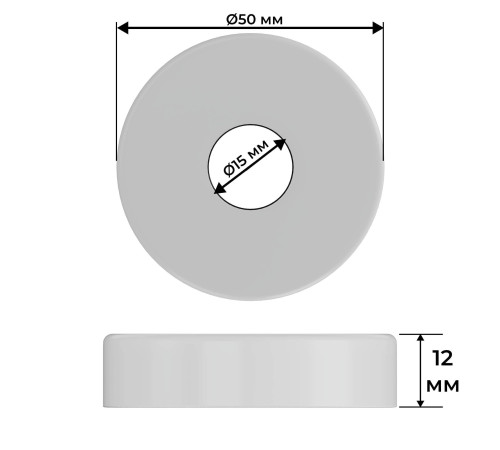 Набор термостатический осевой Royal Thermo Design Pro 15 мм M30x1,5 Белый НС-1646642
