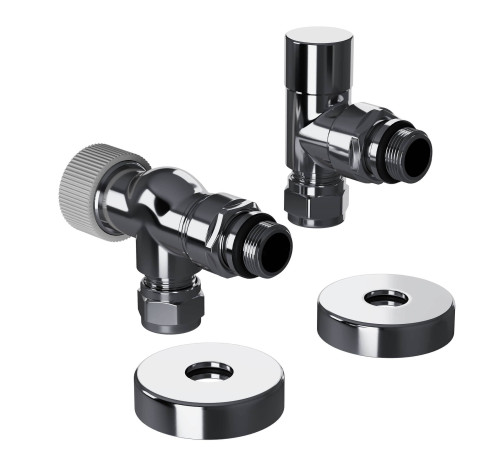 Набор термостатический осевой Royal Thermo Design Pro 15 мм M30x1,5 Хром НС-1646643