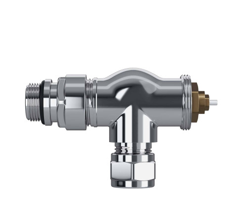 Набор термостатический осевой Royal Thermo Design Pro 15 мм M30x1,5 Хром НС-1646643