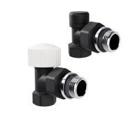 Набор термостатический угловой Royal Thermo Design 1/2 M30x1.5 черный НС-1640381