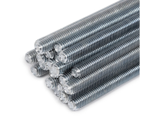 Шпилька резьбовая SHUFT DIN 975 M8x2000 мм оцинкованная класс прочности 4.8 упаковка 25 шт 1680731