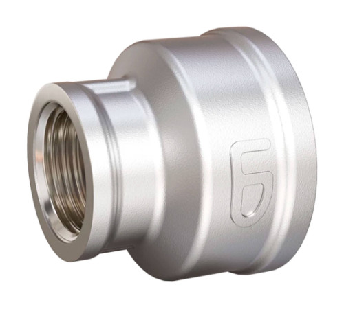 Муфта переходная LD латунная никелированная ВР-ВР 20x15 мм 1558129