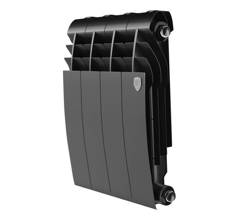 Радиатор биметаллический Royal Thermo BILINER 350 Noir Sable 4 секции боковое подключение НС-1682257