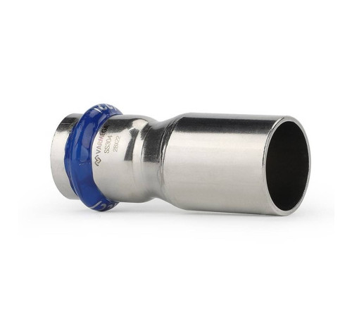 Муфта-вставка Varmega Inox Press однораструбная переходная 28a x 22 мм VM704002822
