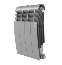 Радиатор биметаллический Royal Thermo BILINER 350 Silver Satin 4 секции боковое подключение НС-1682248